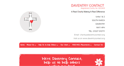 Desktop Screenshot of daventrycontact.org