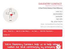 Tablet Screenshot of daventrycontact.org